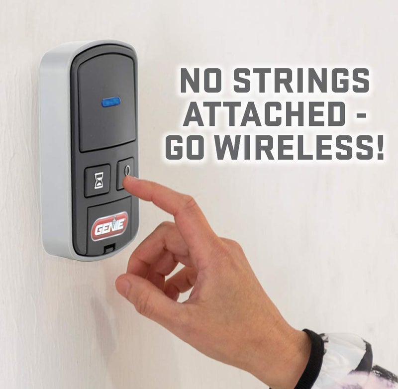 Genie Intellicode Garage Door Opener Wireless Wall Console for use with Genie Openers Made after 2013 - Model GWWC-R,Black - Image 3